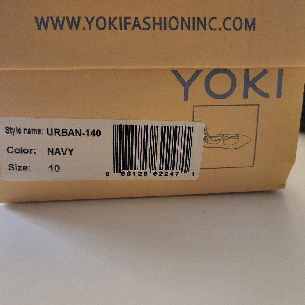 NWT Yoki's Designer Ballet Style Blue Suede Blue‎ Shoes, With Box Sizes 6- 11 - Picture 4 of 8
